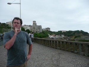 Al in contemplative mood, biarritz