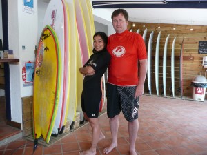 suited up and ready to surf, anglet